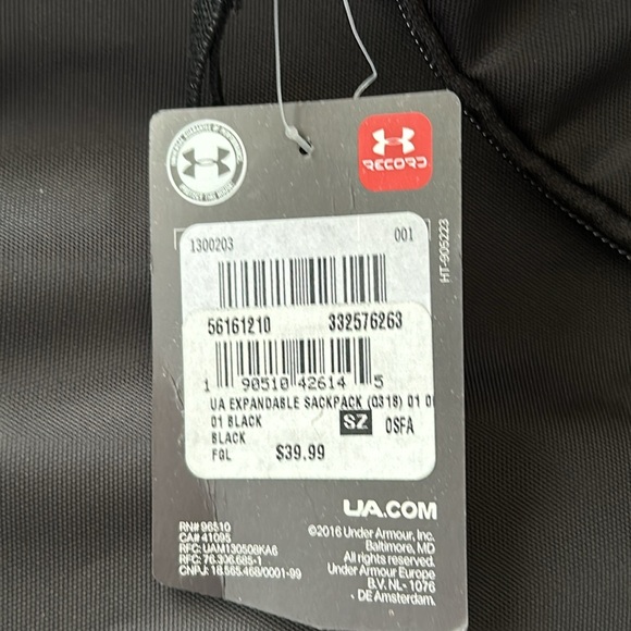 BNWT UA backpack - Picture 3 of 3